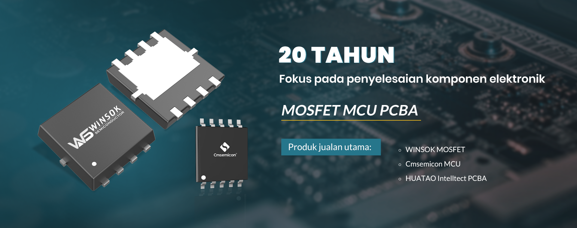 Olukey Memberi tumpuan kepada penyelesaian komponen elektronik selama 20 tahun